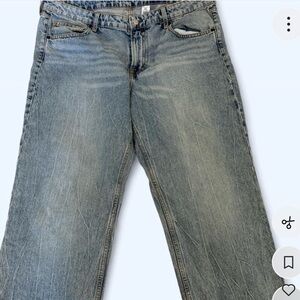 H&M Light Blue Relaxed Jeans